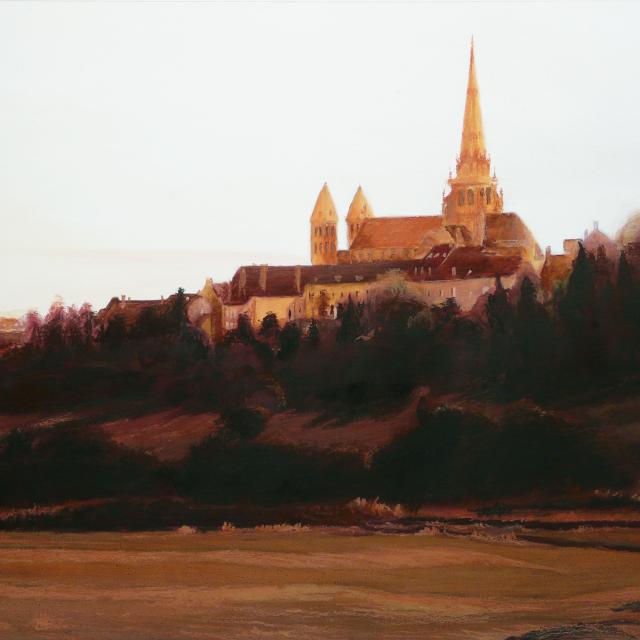 Autun (Bourgogne) - Depuis le 'Champ de la Montagne'