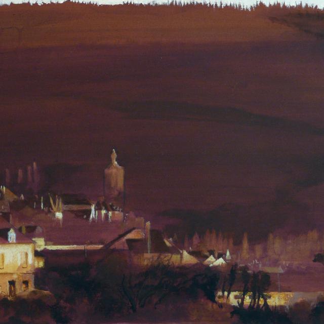 Autun (Bourgogne) - Depuis la plaine