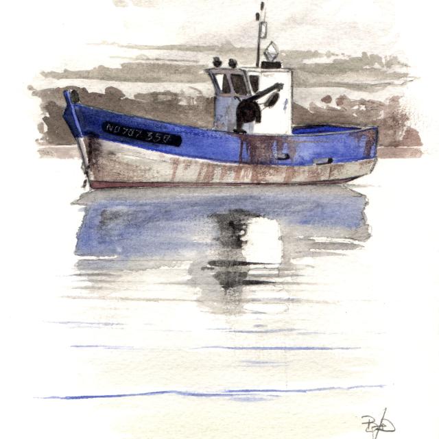 Noirmoutier - Dans le port de Morin