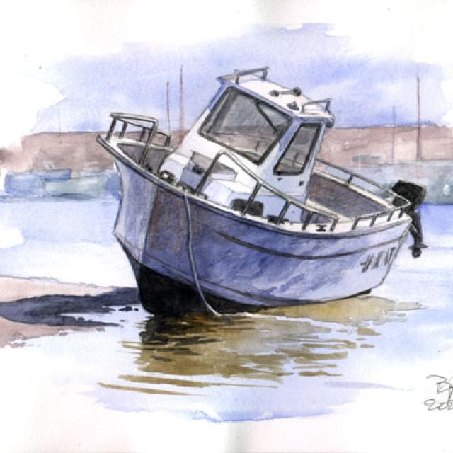 Noirmoutier - Dans le port de Morin