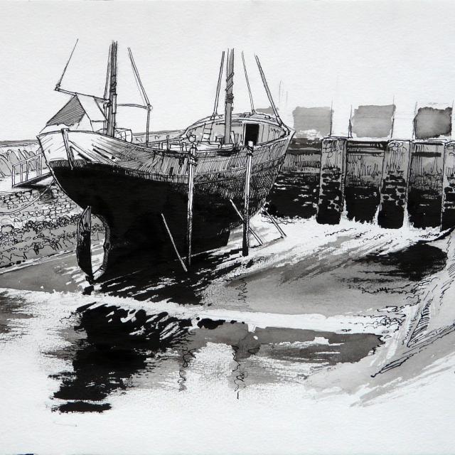 Noirmoutier - Thonier en restauration