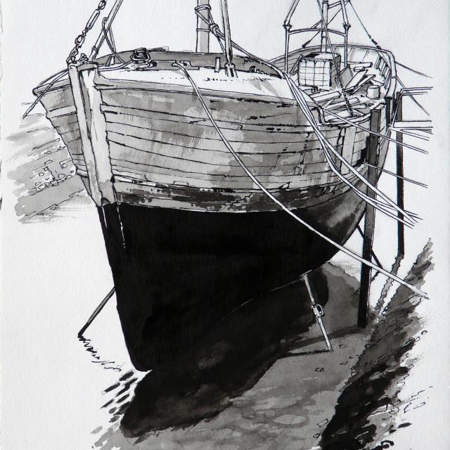 Noirmoutier - Thonier en restauration