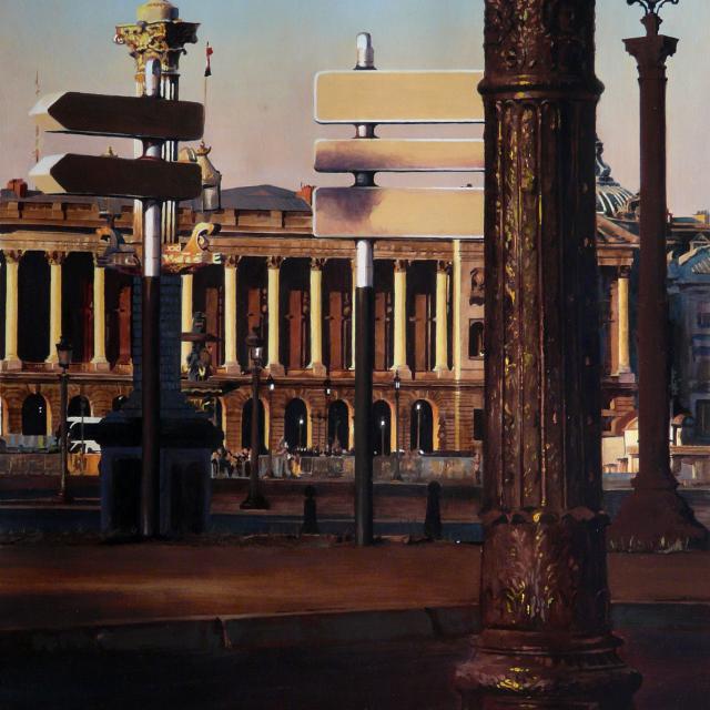 Paris 8ème - Place de la Concorde - La maison à droite du Crillon